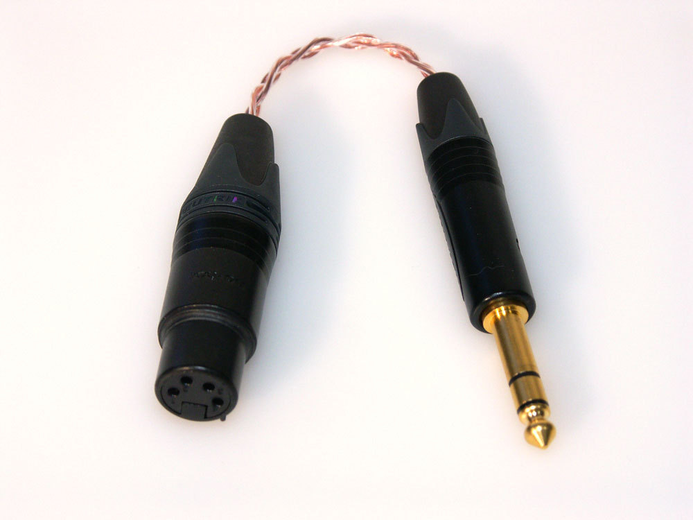 Adapter XLR Female/Buchse/Kupplung > 6,35mm Klinke Male 