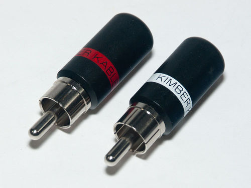 1 Paar Kimber Kable Ultratike RCA Stecker rhodiniert