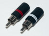 1 Paar Kimber Kable Ultratike RCA Stecker rhodiniert
